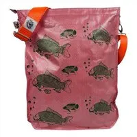 Beadbags Beadbags Shopperbag TJ77 recycelter Reissack mit Tampenjangurt, Rosa kariert, – Produktbild 1 von 1