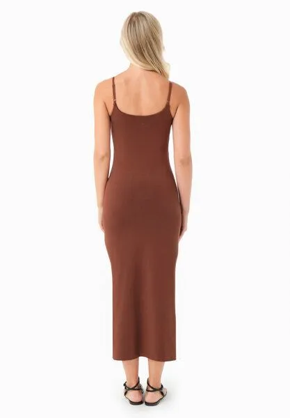 ORGANICATION ORGANICATION DIANNA | Kleid aus Bio-Baumwolle, Coffee brown, – Produktbild 3 von 4