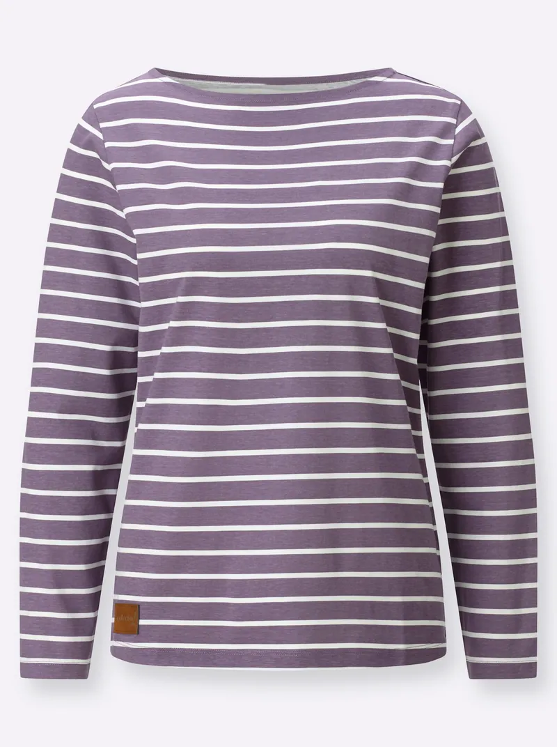 Witt Ringelshirt feige-ecru-geringelt, Feige-ecru-geringelt, – Produktbild 2 von 2
