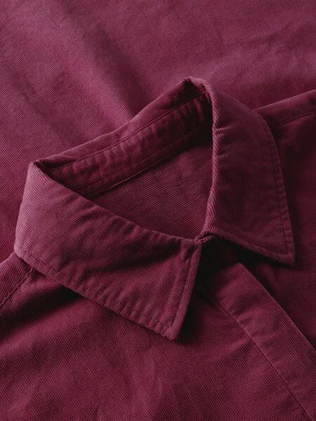 KnowledgeCotton Apparel KnowledgeCotton Apparel Langarm-Hemd Corduroy, Fig, – Produktbild 3 von 3