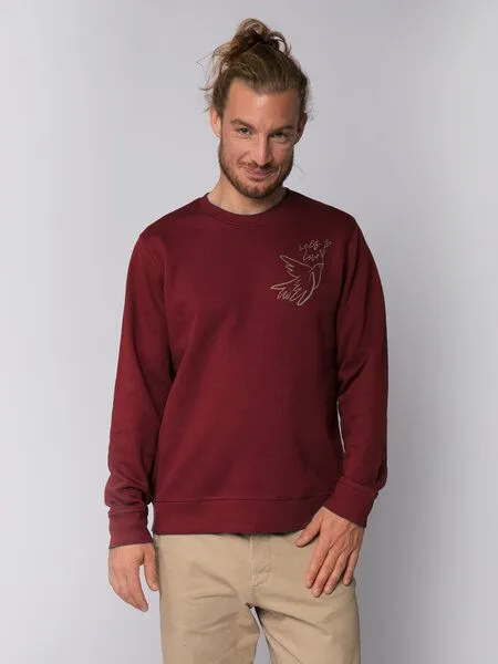 watapparel watapparel Sweatshirt Unisex Self love, Burgundy, – Produktbild 1 von 3