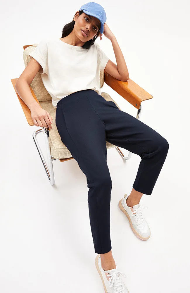 ARMEDANGELS ARMEDANGELS Damen vegan Hose Magdaalena Night Sky Blau, Extra dunkelblau, – Produktbild 2 von 2