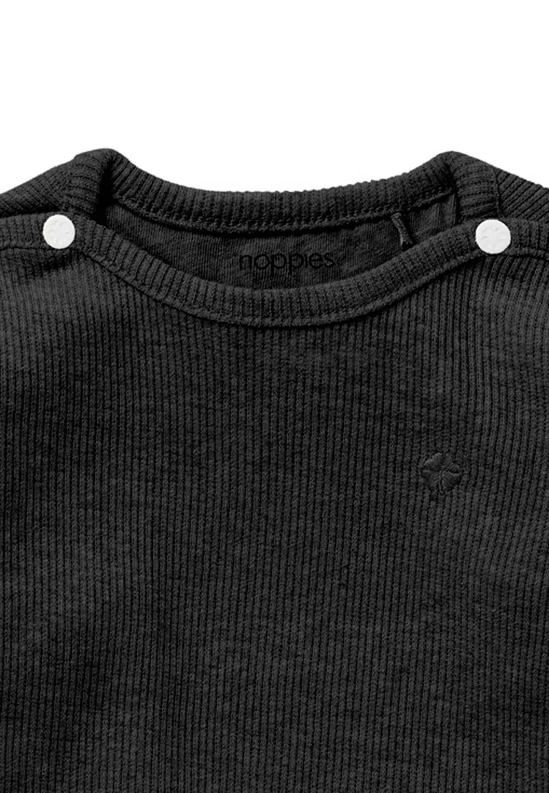 Noppies Newborn Langarmshirt Natal, Grau, – Produktbild 3 von 3