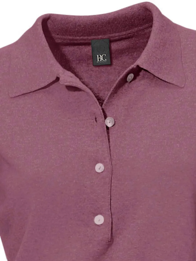 heine Polopullover mauve, Mauve, – Produktbild 1 von 2