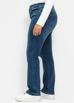 sheego Gerade Jeans dark blue denim – Produktbild 1 von 1
