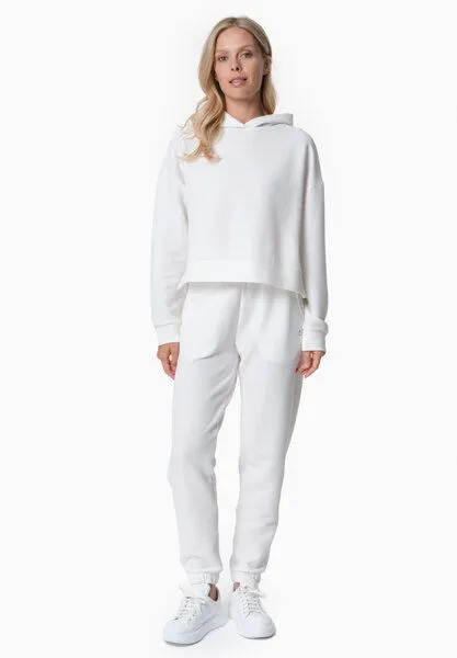 ORGANICATION ORGANICATION PARISS | Waffel Jogginghose aus Bio-Baumwolle und recyceltem Polyester, Off white, – Produktbild 1 von 4