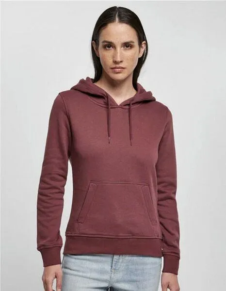 Build Your Brand Build Your Brand Ladies´ Organic Hoodie Kapuzenpullover bis 5XL, Cherry, – Produktbild 3 von 3