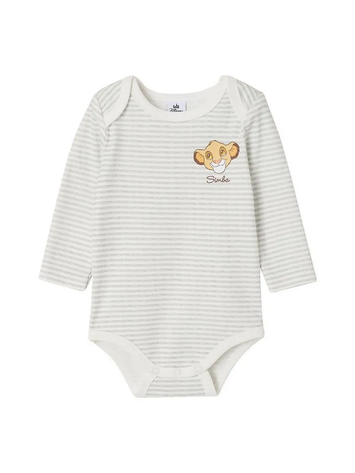 Vertbaudet Vertbaudet Body Baby Schlupfbodys Disney Animals KÖNIG DER LÖWEN 2er-Pack, Gelb, – Produktbild 3 von 4