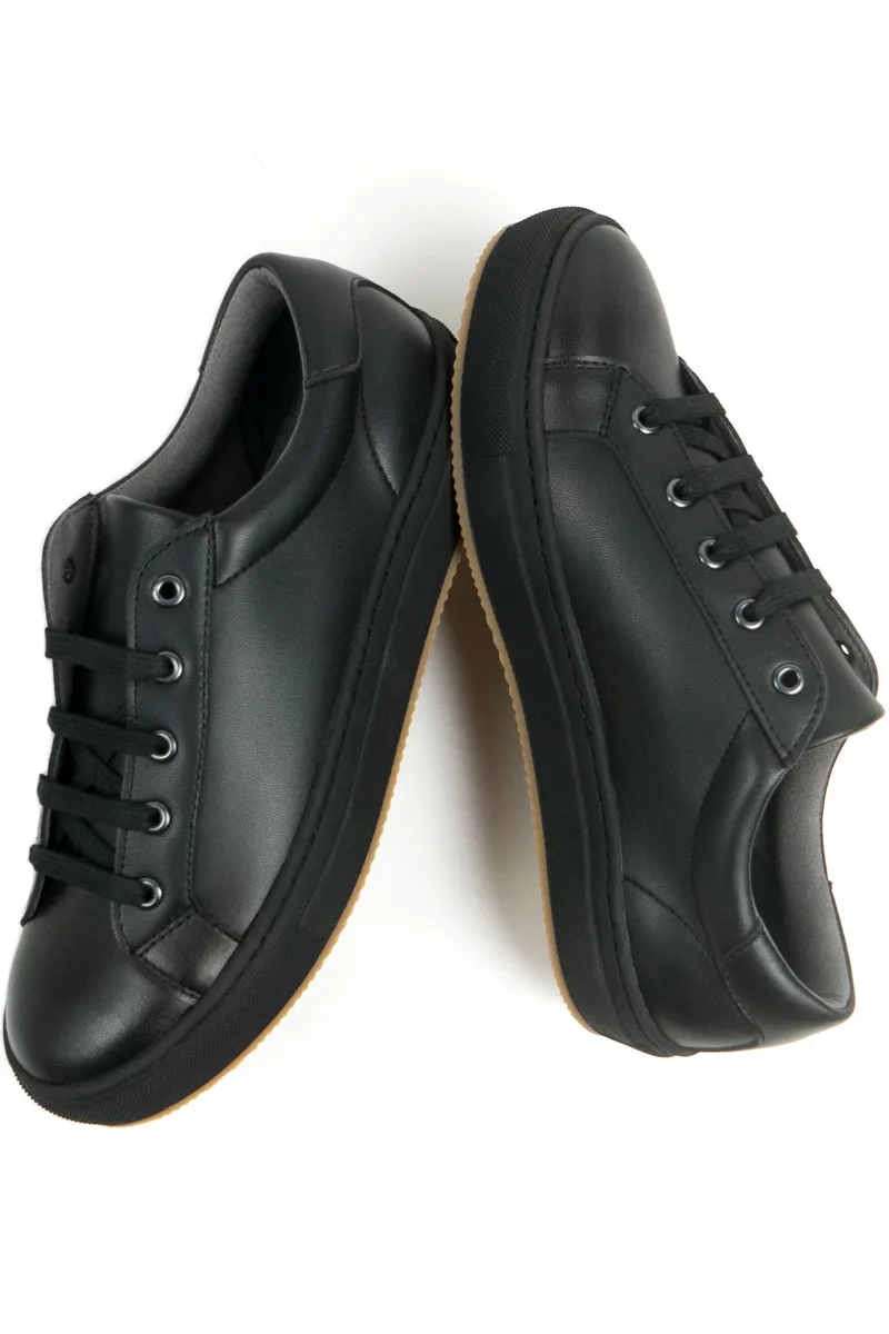 Will's Vegan Store Will's Vegan Store Damen vegan Sneaker Ny Schwarz, Schwarz, – Produktbild 1 von 2