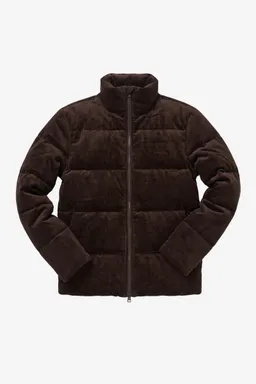 KnowledgeCotton Apparel KnowledgeCotton Apparel Herren vegan Pufferjacke Corduroy Chocolate Torte – Produktbild 1 von 1
