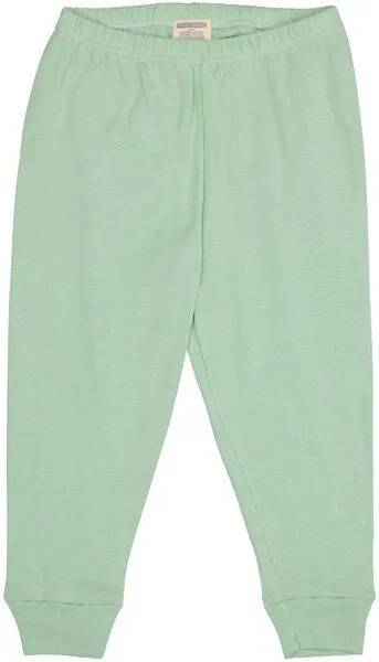 loud + proud loud + proud Babys & Kinder Schlafanzug, Pyjama Uni aus Feinripp, GOTS-zertifiziert, Pistacchio/grün, – Produktbild 3 von 4