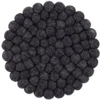 myfelt myfelt Filzkugel Topfuntersetzer (⌀ 20 cm), Anthrazit meliert (hugo), – Produktbild 1 von 1