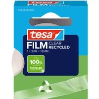Tesa tesafilm "CLEAR RECYCLED" 1 Rolle, 19 mm x 33 m – Produktbild 1 von 1