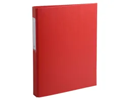 Exacompta 10 Exacompta Ringbücher aus kaschiertem Karton, DIN A4, 2 Ringe, RB 40 mm, rot – Produktbild 1 von 1
