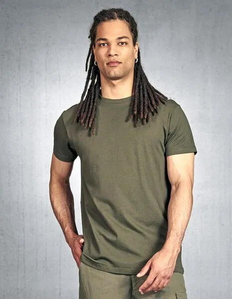 B&C Collection B&C Collection Inspire Plus T-Shirt Herren, Urban khaki, – Produktbild 3 von 3