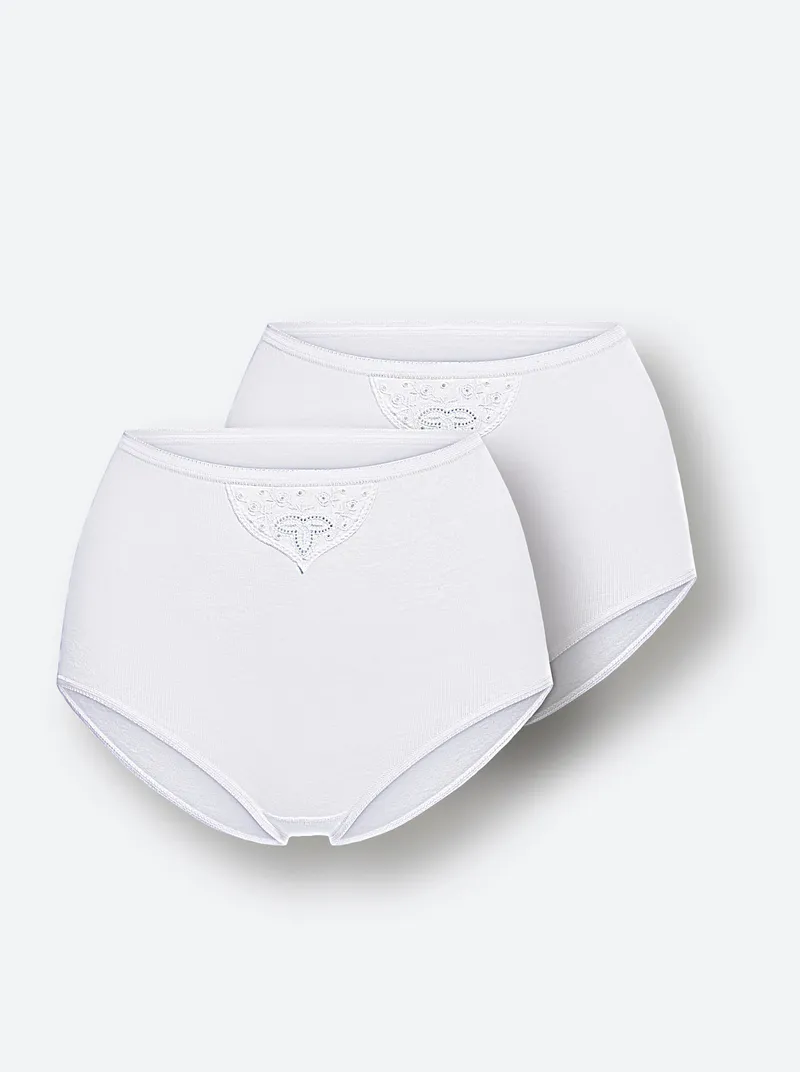 Schiesser Taillenslip weiß, Weiß, – Produktbild 2 von 2