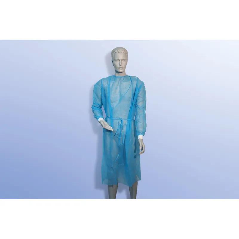P. J. Dahlhausen Besucherkittel blau mit Strickbündchen zum Binden 10 St – Produktbild 1 von 1