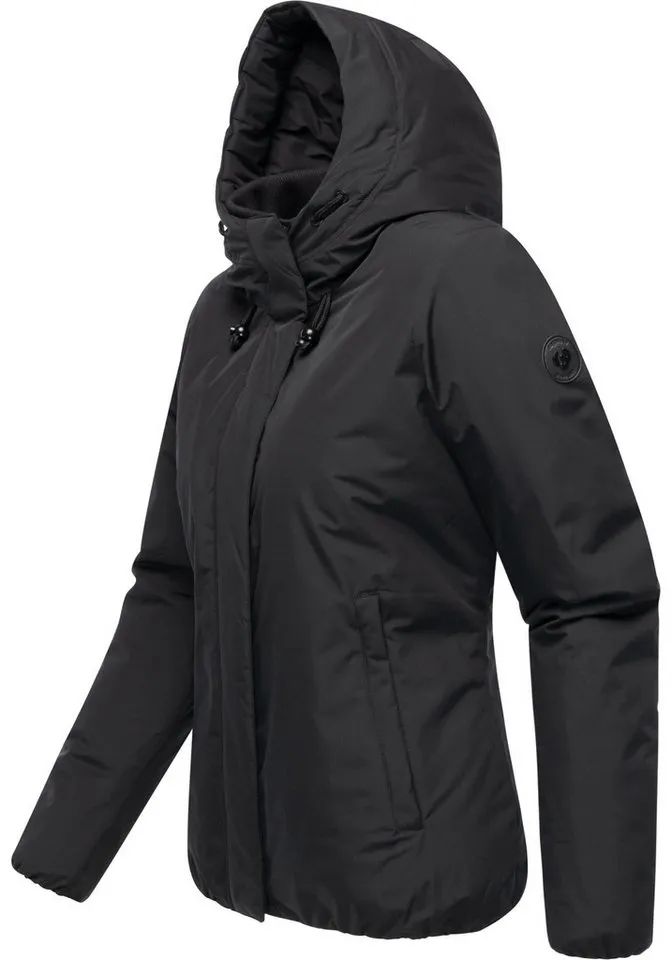 ragwear ragwear Winterjacke Sunniva Warm Wasserdichte und atmungsaktive Damen Jacke für den Winter, Schwarz, – Produktbild 3 von 5