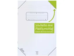 Soisi Soisi Recycling-Schulheft DIN A4 Nr. dm liniert mit punktierter Hilfslinie mit Rand – Produktbild 1 von 1
