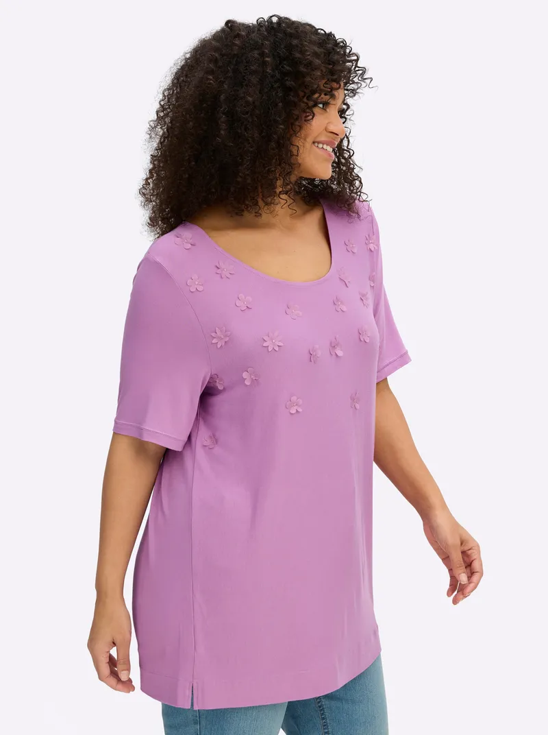 sheego Shirt orchidee, Orchidee, – Produktbild 2 von 2