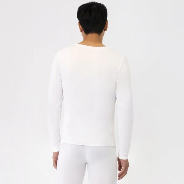 TAO Sportswear TAO Sportswear Schnelltrocknendes & nahtloses Herren Funktionsshirt, Weiß, – Produktbild 3 von 4