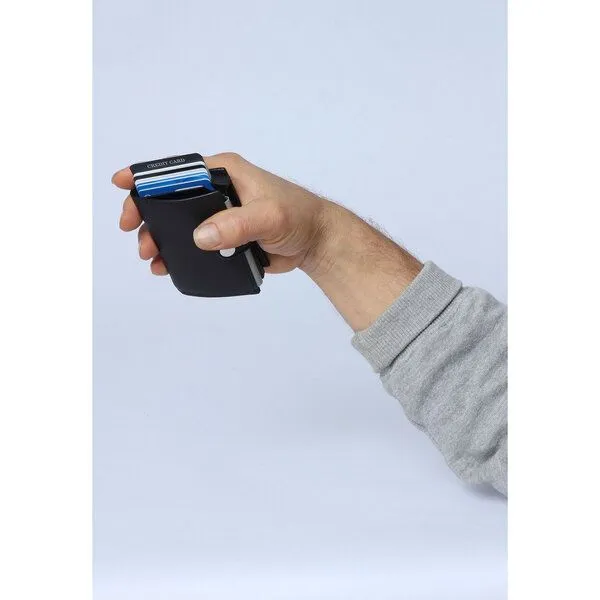 Margelisch Margelisch Kreditkarten-Minibörse noonyu single col.edge, Black, – Produktbild 3 von 3