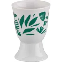 cilio cilio Eierbecher "AMICI" aus Porzellan mit Dekor, H 7 cm, Ø 5cm, Blätter – Produktbild 1 von 1