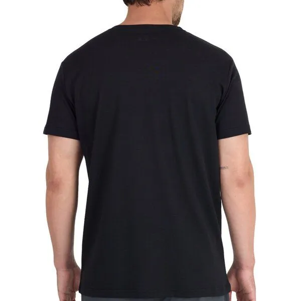 Woolona Woolona Merino Piqué T-Shirt - Relax - Herren - 100% Merinowolle, Schwarz, – Produktbild 3 von 3