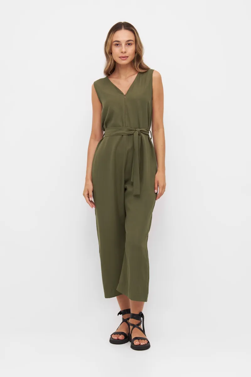 WiDDA Widda Damen vegan Jumpsuit Anibas Olive, Olivgrün, – Produktbild 2 von 2