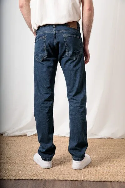 TORLAND TORLAND Straight Fit – Herrenjeans, Dark indigo (kollektion 2024), – Produktbild 4 von 5