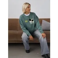 Kultgut Kultgut Artdesign - Biofair- Pulloversweater im Boxistyle / Non-dairy milk – Produktbild 1 von 1