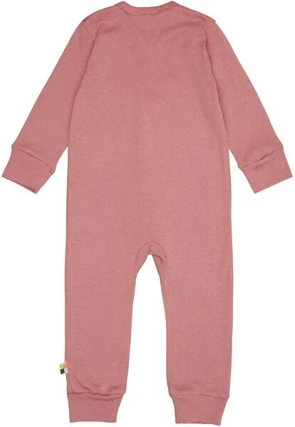 loud + proud loud + proud Baby Overall Pyjama aus Bio Baumwolle und GOTS zertifiziert, Blossom/rosa, – Produktbild 2 von 2
