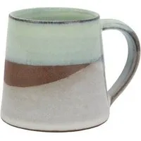 El Puente El Puente Kaffeetasse "Raya" | Fair Trade & Handmade aus Nepal, Petrol, – Produktbild 1 von 1