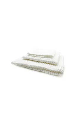 thies thies unisex vegan Washi Matou Waffelhandtuch Neri Weiß – Produktbild 1 von 1