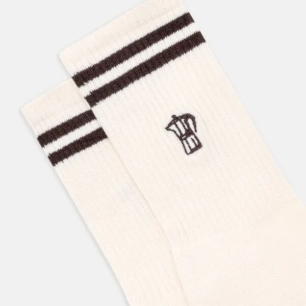 Natural Vibes Natural Vibes Moka Express Socken | Bio GOTS | Braune Tennissocken | Kaffee | Herren Damen Socken | Unisex – Produktbild 2 von 4