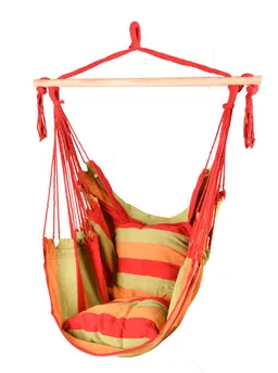Garden Pleasure Garden Pleasure Hängesessel TOBAGO rot/ grün/ gelb – Produktbild 1 von 1