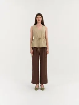 AmourLinen AmourLinen Leinen-Top mit Tunnelzug ODETTE – Produktbild 1 von 1
