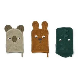 Liewood Liewood Sylvester 3er Set Waschlappen Aussie multi mix – Produktbild 1 von 1