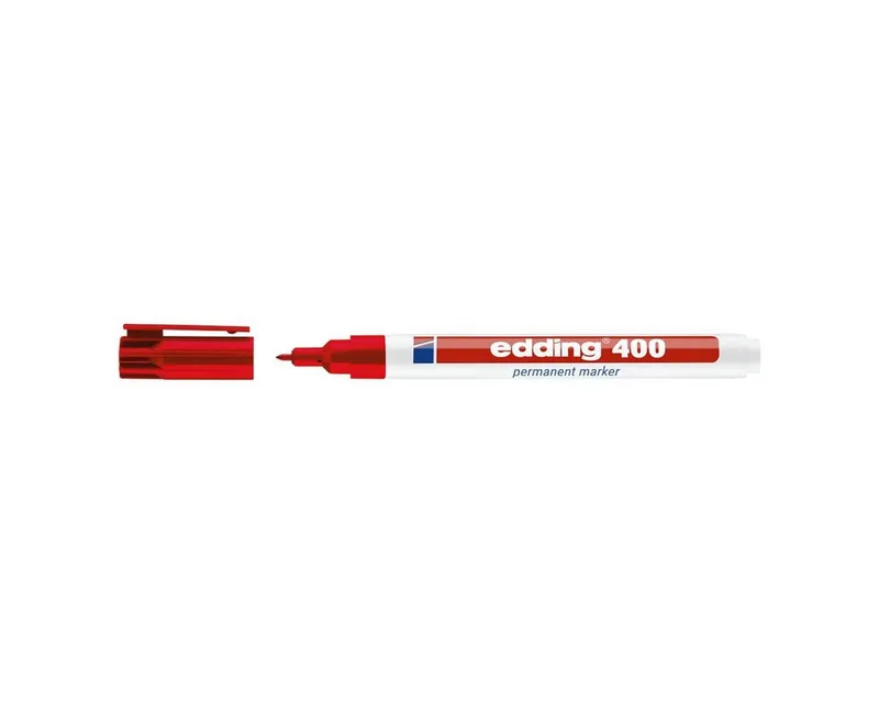Edding Edding Permanentmarker "400" rot – Produktbild 7 von 8