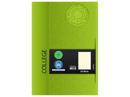 Schreibblock DIN A5 aus Recyclingpapier, 50 Blatt, blanko – Produktbild 1 von 1