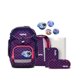 Ergobag Ergobag pack COLOUR FLASH Edition Schulranzen, 6-teiliges Set, PerlentauchBär – Produktbild 1 von 1