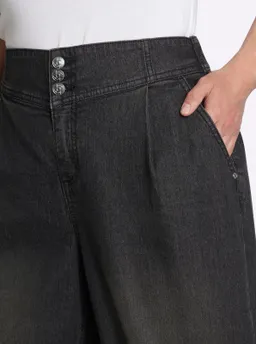 sheego High-waist-Jeans graphit denim – Produktbild 1 von 1