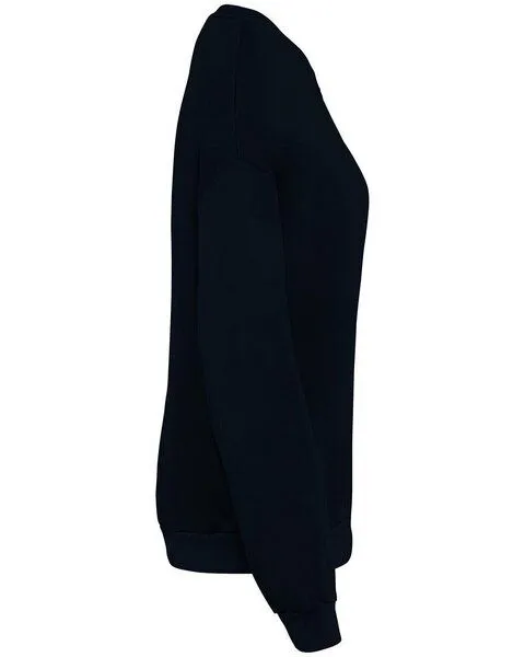 YTWOO YTWOO Unisex Oversized French Terry Sweatshirt aus 100% Bio-Baumwolle - Made in Portugal, Schwarz, – Produktbild 3 von 4