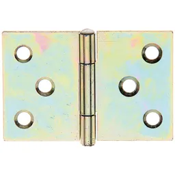 Alberts ALBERTS Scharnier, galv. gelb verzinkt, LxB 40x58 mm – Produktbild 1 von 1