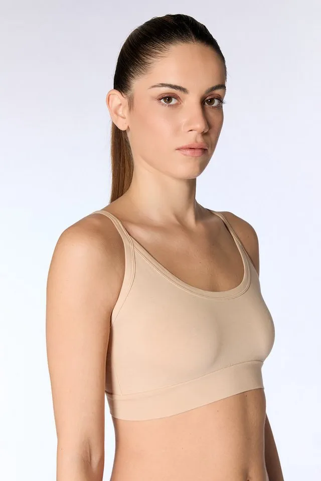 Albero Natur Albero Natur Bustier Damen Bustier, Beige, – Produktbild 2 von 3