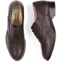 Will's Vegan Store Will's Vegan Store Damen vegan Oxford Brogues Dunkelbraun – Produktbild 1 von 1