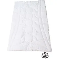 Steppdecke "Kontur Extra Leicht" 240 x 220 cm, mit Baumwoll-/Hanffüllung 1.056 g – Produktbild 1 von 1