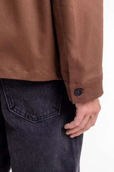 Rotholz Rotholz Zip Jacke aus Bio-Baumwolle, Braun, – Produktbild 8 von 8