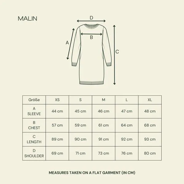 NORDLICHT NORDLICHT Sweat Kleid MALIN aus 100% Baumwolle, Waldgrün (grün), – Produktbild 2 von 4
