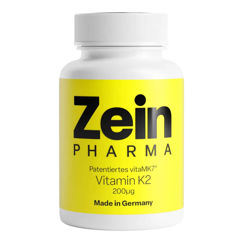 ZeinPharma ZeinPharma Vitamin K2 mit patentiertem vitaMK7 200µg Kapseln – Produktbild 1 von 1